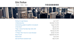 Desktop Screenshot of ericfarkas.com